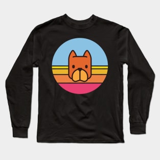 Sunset Walk with my Pitbull Long Sleeve T-Shirt